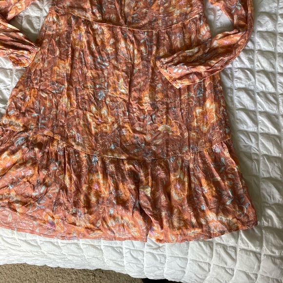 Billabong free as can be boho hippie mini dress - Picture 9 of 12